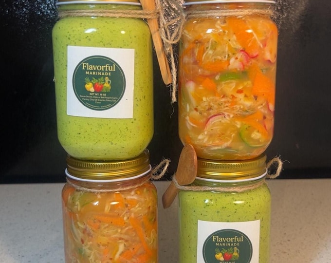 Pikliz & Marinade / 4 Bottles