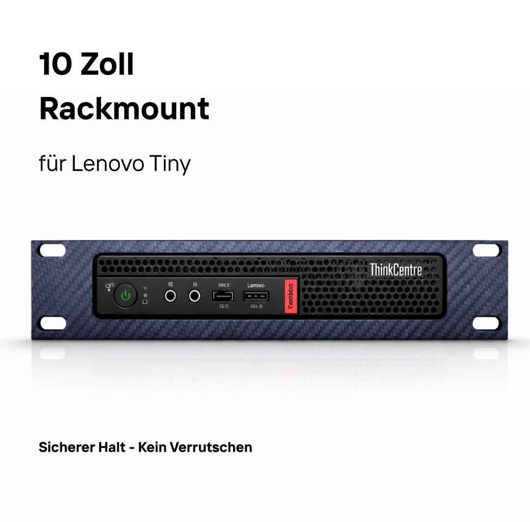 Lenovo Tiny Rack Mount 1U | 10-inch Mini PC Holder Compatible With ...