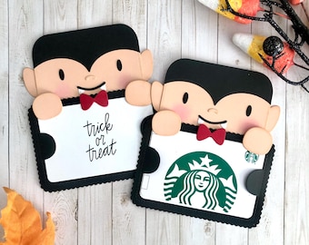 Vampire Halloween Gift Card Holder Handmade