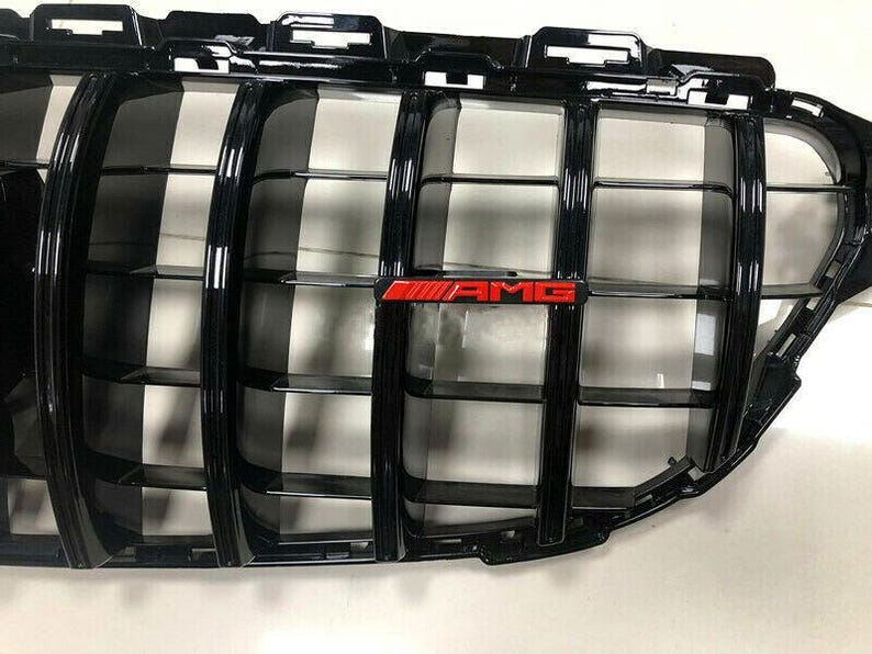 AMG Front Grille Emblem Panamericana Chrome Badge Mercedes G Wagen G63 2013-2018
