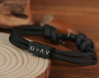 God is greater than the highs and lows Inspirational bracelet,Custom Bible verse bracelet,Religious jewelry,confirmation gift,Christian gift