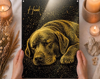 Pet Sympathy Gift Premium Metal Personalized Pet Loss Tribute Thoughtful Memorial from Photo Custom Pet Loss Pet Sympathy Memorial Sympathy