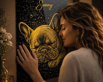 Dog Memorial Gift Custom Dog Loss Tribute from Photo Personalized Remembrance Gift Dog Tribute Gift Art Dog Memorial Wall Art Dog Loss Decor