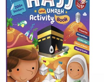 Hajj and Umrah Activity book - islamic activity and storybook for children