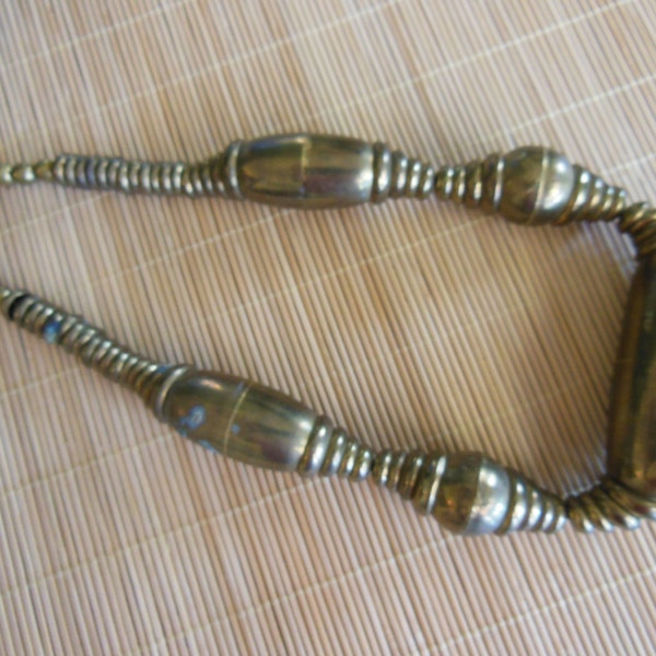 Ultra Chunky Vintage Brass Necklace