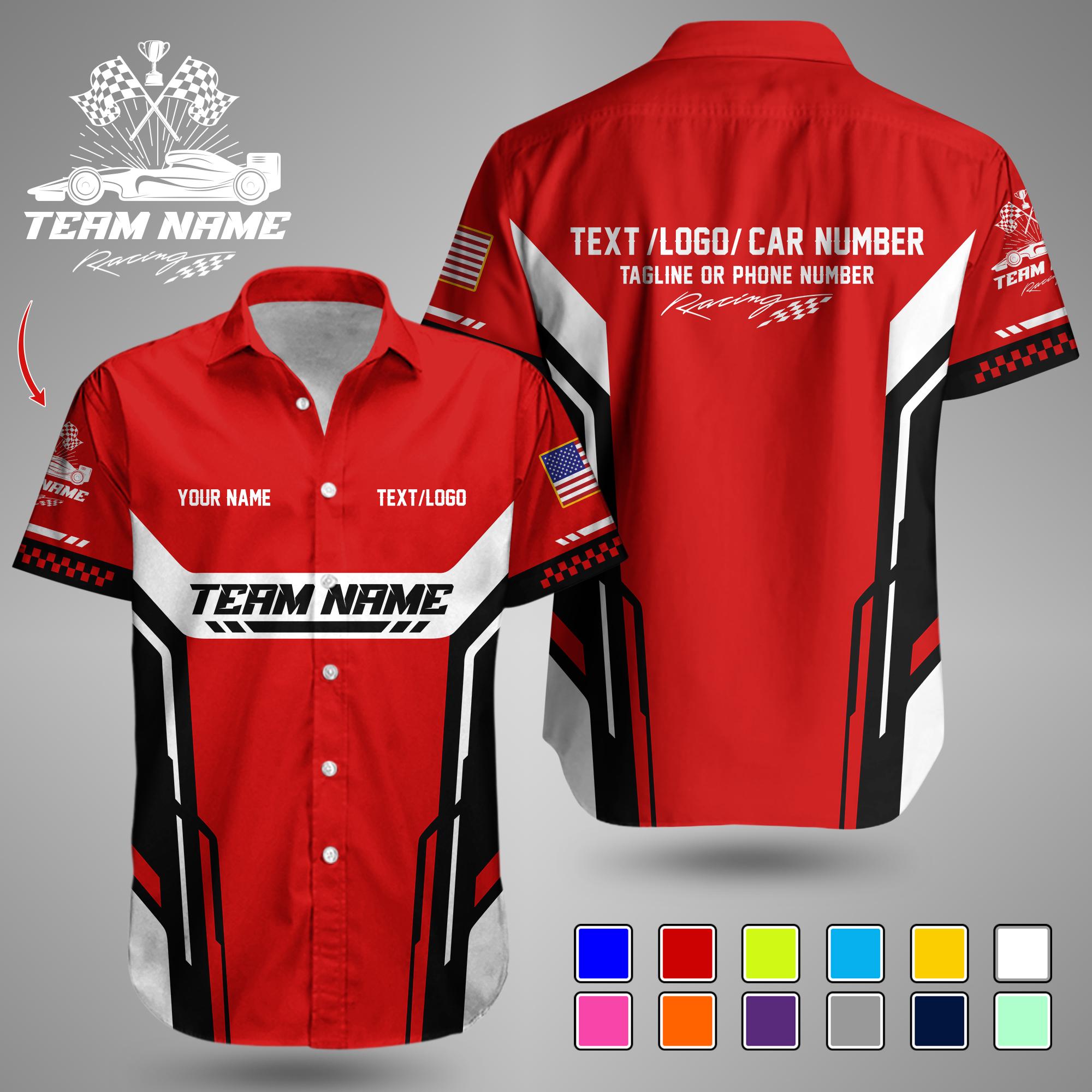 Custom Racing Shirt, Personalized Racing Uniform, Custom Race Team ...