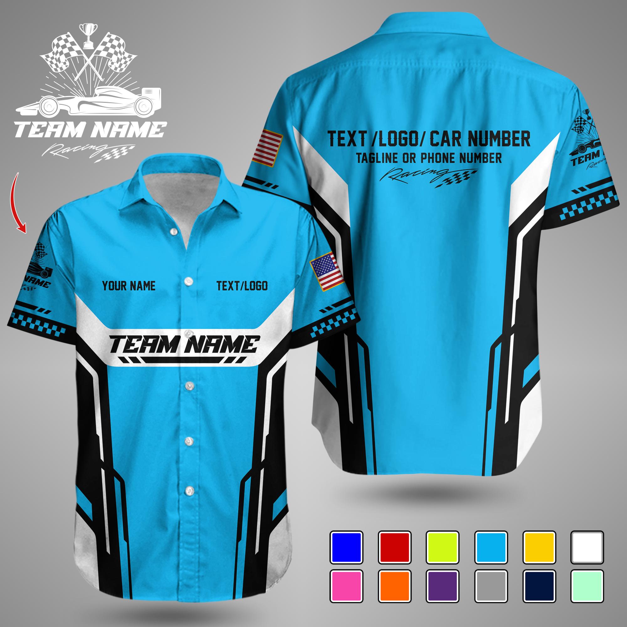 Custom Racing Shirt, Personalized Racing Uniform, Custom Race Team ...