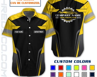 Custom Auto Mechanic Hawaiian Shirt | Personalized Repair Uniform, Father's Day Gifts