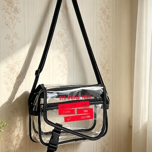 Bolso bandolera transparente de la gira mundial ARIRANG de BTS, bolso de PVC transparente para conciertos de K-pop, bolso transparente aprobado para estadios, regalos para fans de conciertos de K-pop