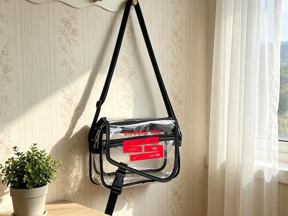 BTS ARIRANG World Tour Clear Crossbody Bag, Kpop Transparent Concert pvc Bag, Stadium Approved Clear Purse Bag,K-Pop Concert Gifts for Fan