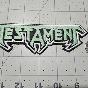 Iron-on/Sew-on Testament Patch