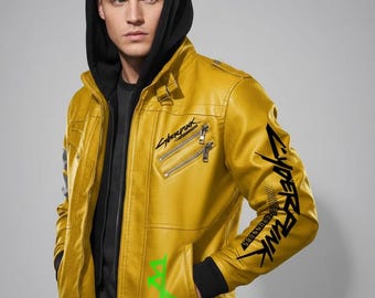 Handmade Crafted Edgerunners David Martinez Yellow Jacket