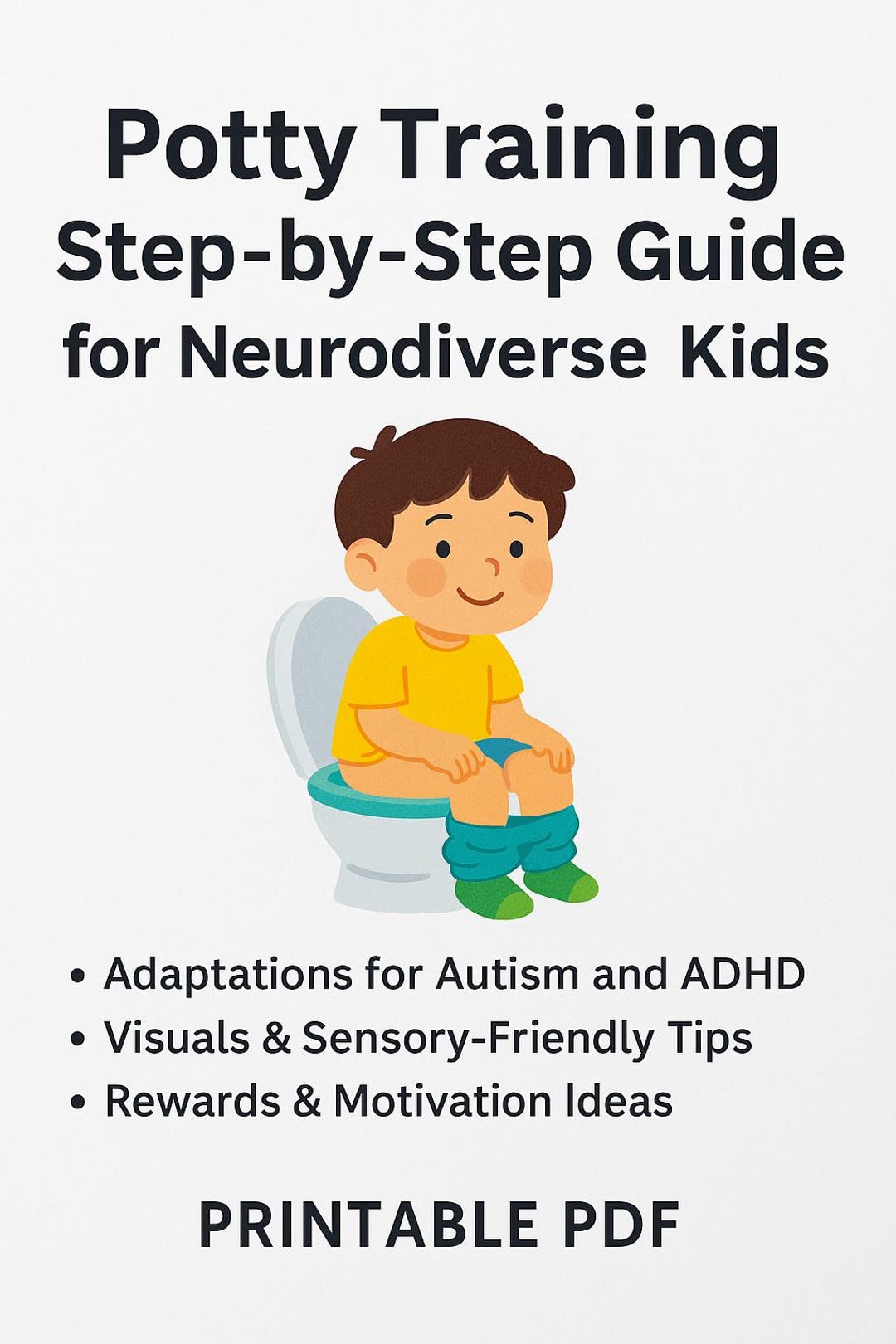Neurodiverse Kids Potty Training Guide, Visual Chart & Success ...