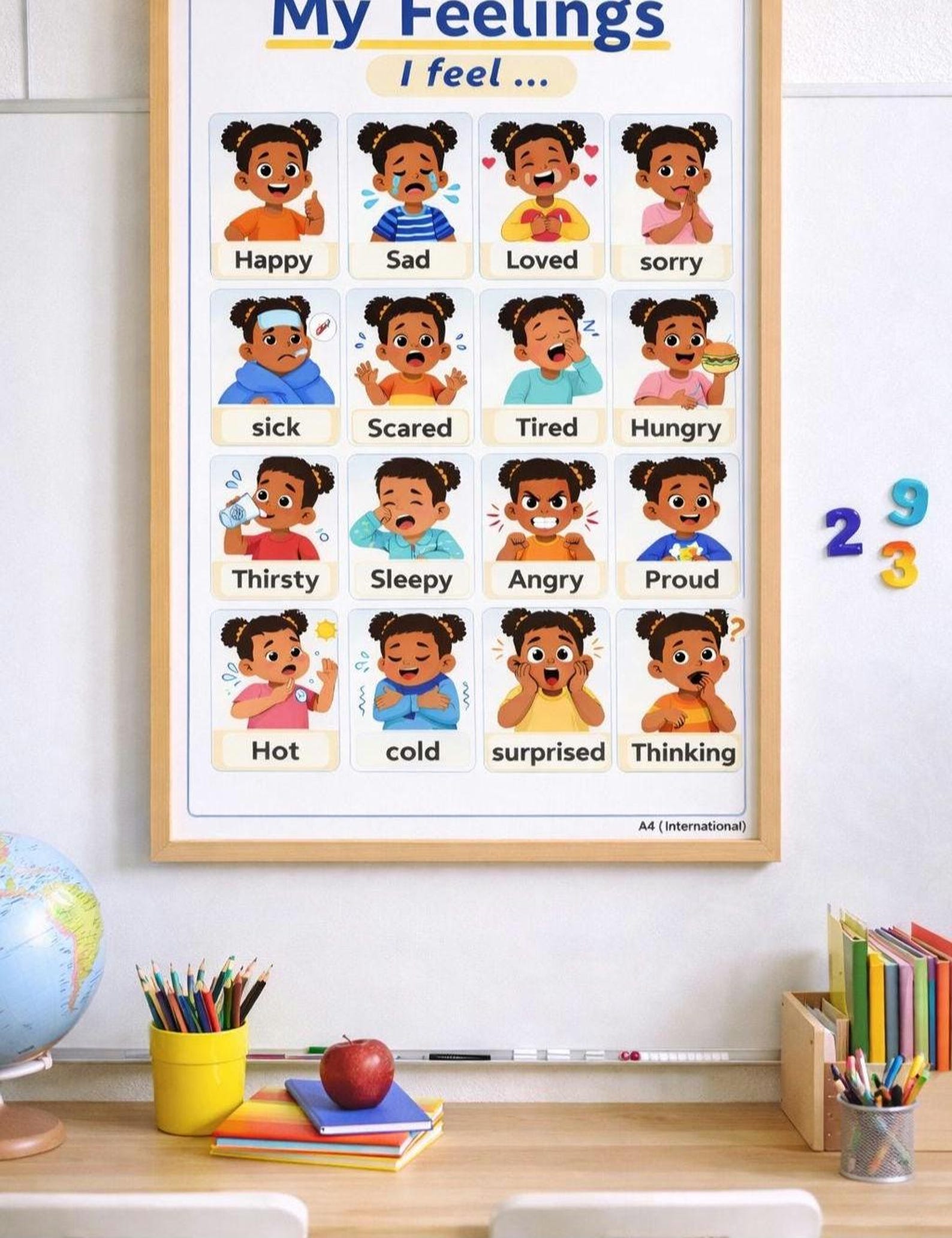 Emotions Feelings Chart Bundle for Kids | Autism ADHD Friendly (digital ...