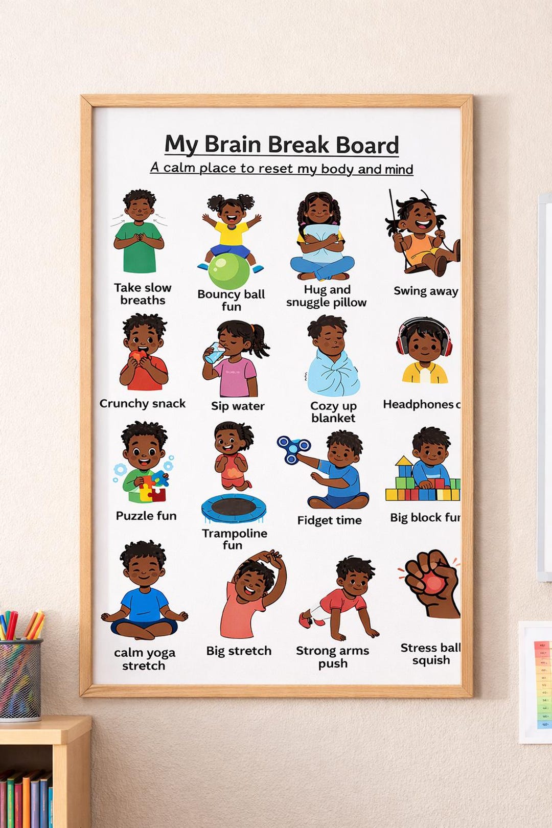 Brain Break Visuals | Calm Down Corner, Sensory Regulation (PDF ...