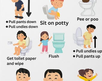 Neurodiverse Kids Potty Training Guide, Autism, ADHD, Sensory (Printable PDF)