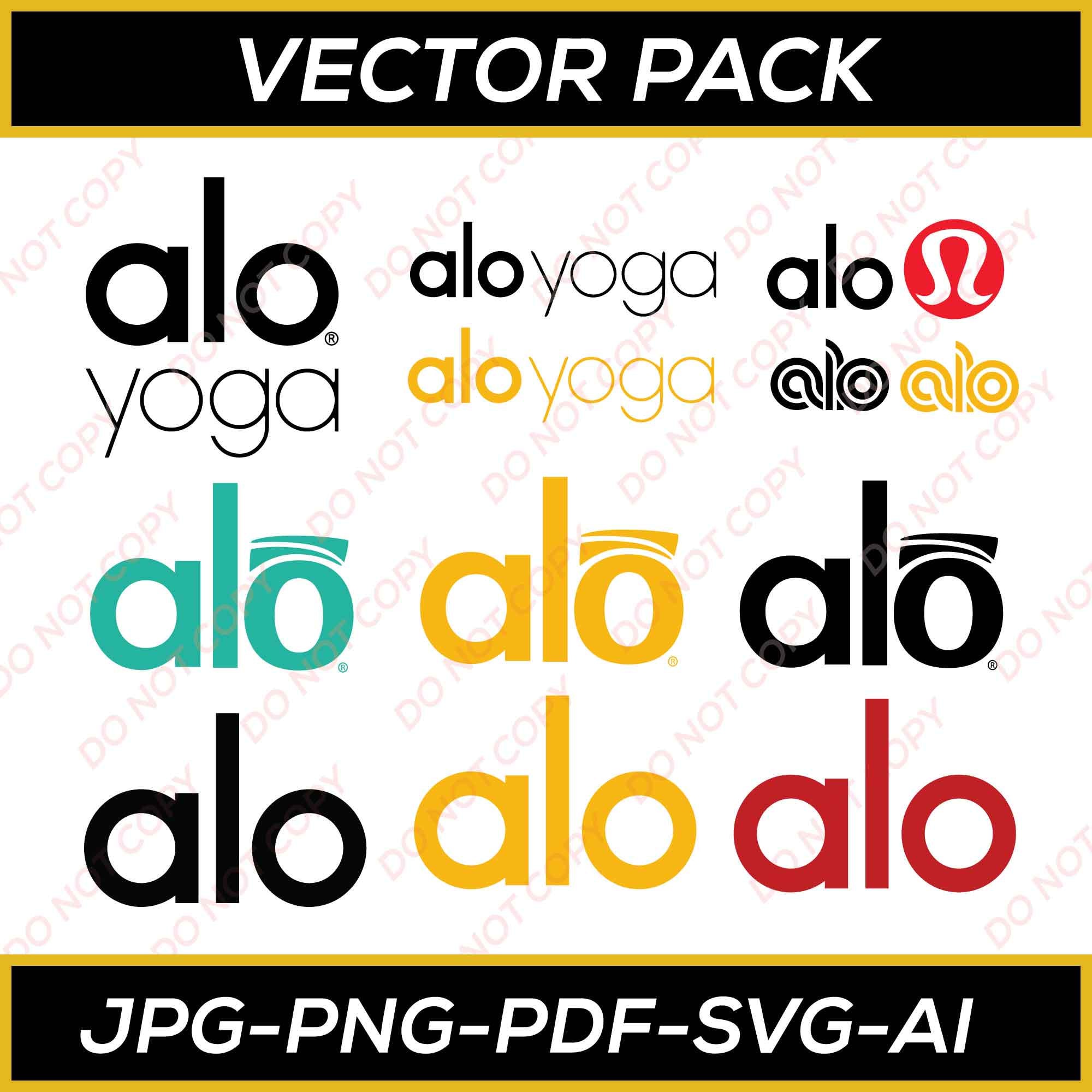 Alo yoga sticker - Etsy.de