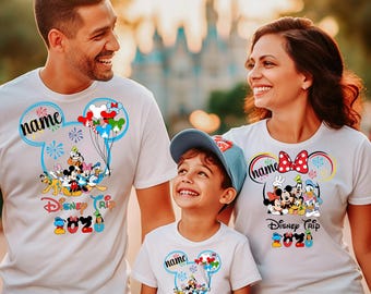 Personalized Disney 2026 Shirt, Disneyworld Shirts, Disney Trip Shirts, Disney Family Matching Shirt, Disney Vacation T-Shirt, 2