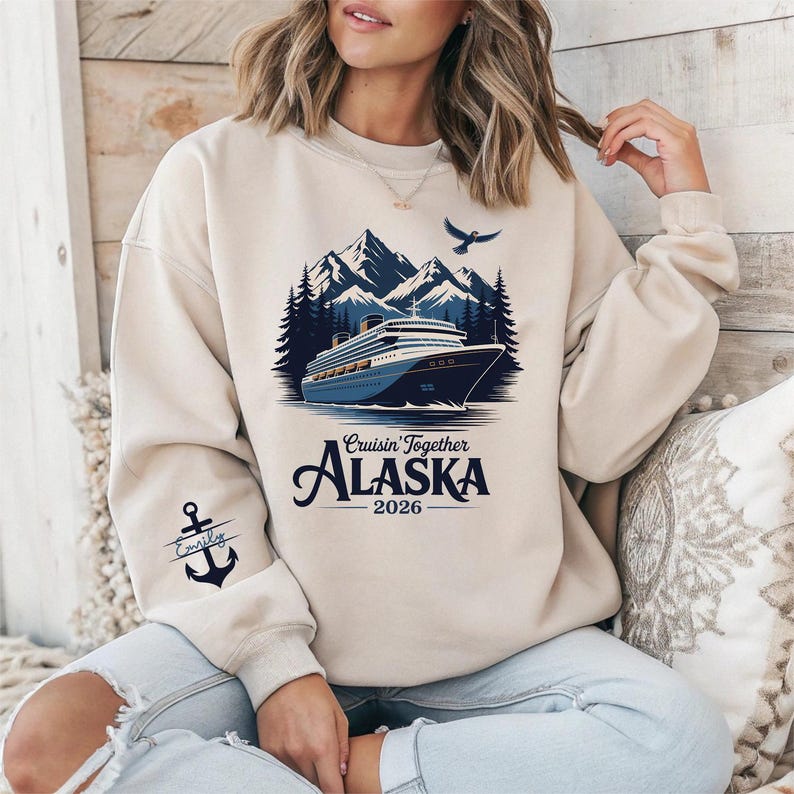 Custom Alaska 2026 Group Trip Hoodie Sweatshirt: Fully Custom Alaska ...