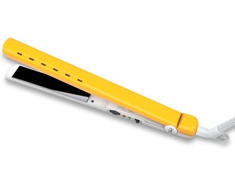 GK Hair Titanium Styling Flat Iron: Advanced Ceramic Plates, Shine-Enhancing Technology