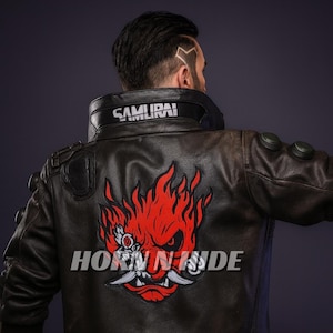 Cyberpunk 2077 leather jacket - Etsy 日本