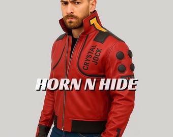AKIRA 金田風レザージャケット：サイバーネティックSFコスプレ - Etsy 日本