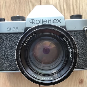 Rolleiflex SL35 35mm Film Camera + Planar 50mm f/1.8 Lens – Vintage Classic – Working Condition