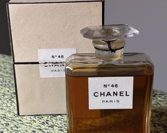 Perfume Chanel N° 46 Extrait de Parfum vintage. Frasco sellado de colección con caja. Nuevo.