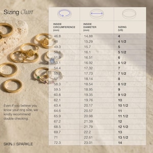 Anillo de oro de 14 quilates personalizado con grabado: Nombre minimalista • Regalo para el Día de la Madre imagen 5