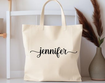 Personalized Tote Bags for Women, Bridesmaid Gifts, Bridal Party Gifts, Maid of Honor Gift, Bachelorette Party Gifts for Bridesmaids