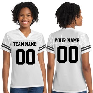 women jersey, custom jersey, sports jersey, mesh v neck, replica shirt, game day tee, custom soccer, womens football, team jersey, gift jersey, sporty shirt, custom name, cool jersey