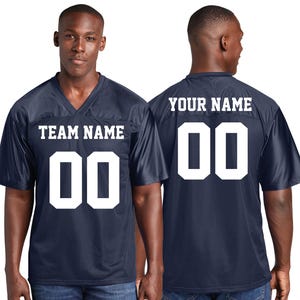 Personalized Team Name & Number Football Jersey Shirt For Adult Kid, Custom Football Jersey Shirt, Game Day Outfit For American Football Fan