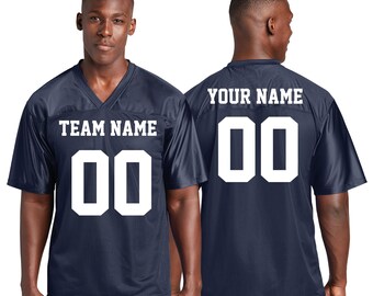 Personalized Team Name & Number Football Jersey Shirt For Adult Kid, Custom Football Jersey Shirt, Game Day Outfit For American Football Fan
