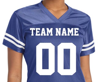 Custom Football Women Jersey - Personalized Team Name & Number Football Jersey,Team Fan Jersey,Football Soccer Shirt,Team Adult Women Jersey