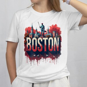 Boston T-Shirt Unisex | Boston Graphic Tee | Boston City Shirt | Gift for Boston Lovers | Boston Themed Shirt | Boston Souvenir Top