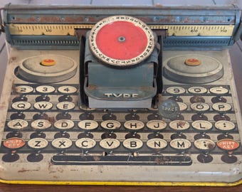 希少なヴィンテージ 1950年代 ノディ・トイランド ブリキ リトグラフ