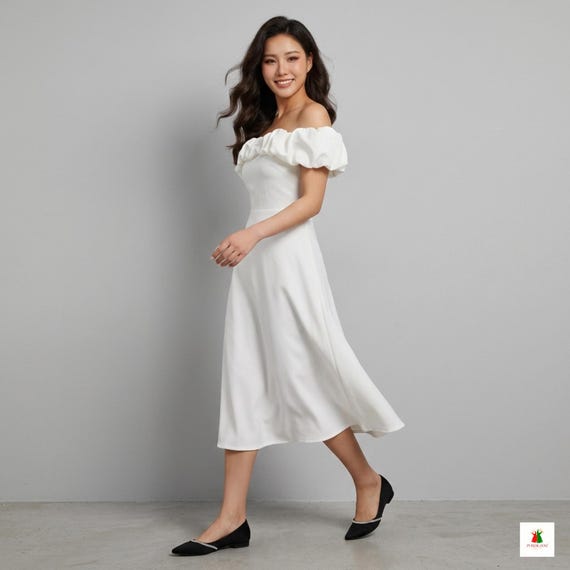 korean off shoulder dress Korea Avenue