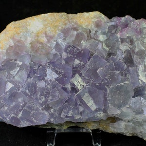 Purple Fluorite Specimen (1kg) from Hunan Province, China; Raw Purple Fluorite; Chinese Fluorite; Purple Fluorite Crystals