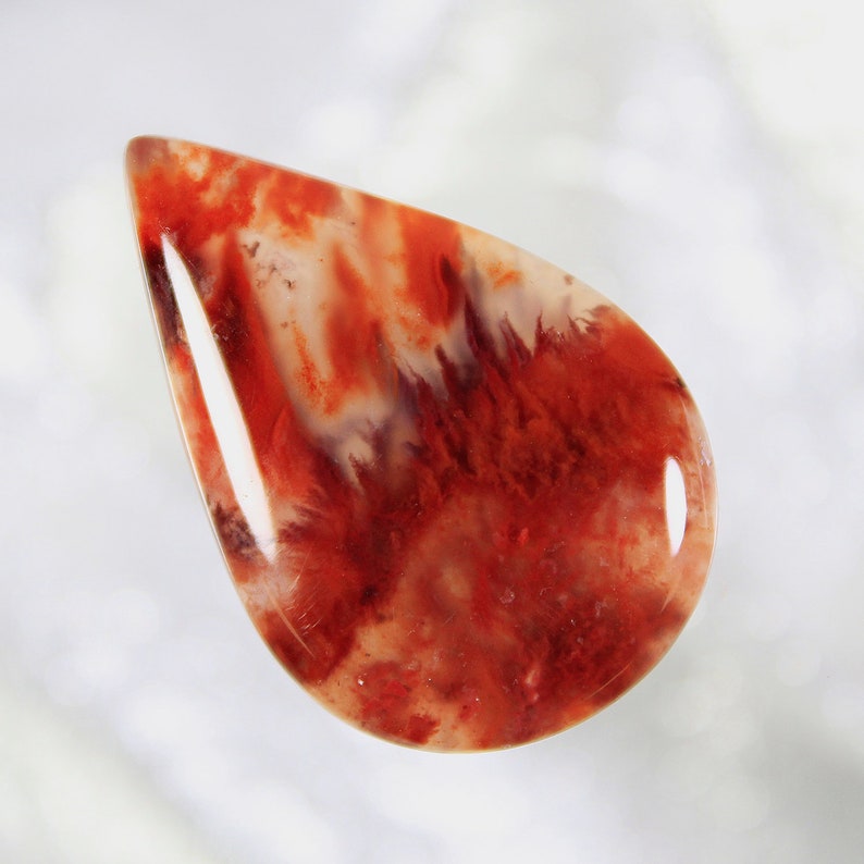 Flame Agate Designer Cut Cabochon
