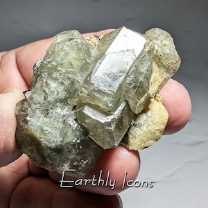 Fluorapatite with Siderite and Mica, Panasqueira Mine, Portugal; Combo Mineral Specimen Cluster