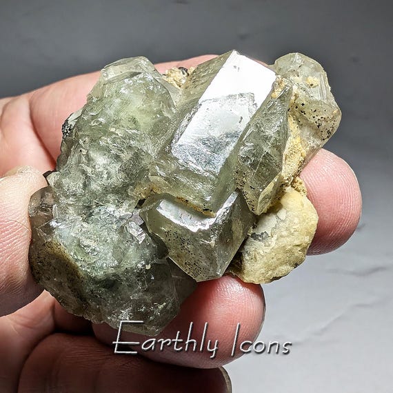 Fluorapatite with Siderite and Mica, Panasqueira Mine, Portugal; Combo Mineral Specimen Cluster