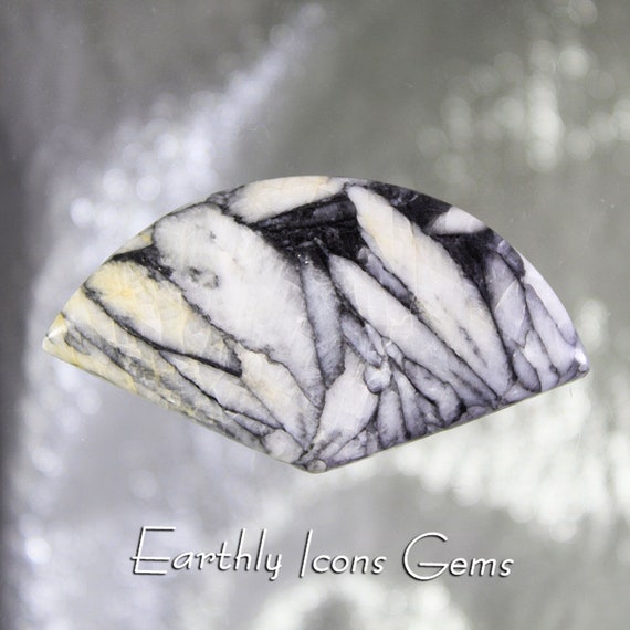 SALE PRICE - Large Pinolith Designer Cut Cabochon, Designer Cabochons