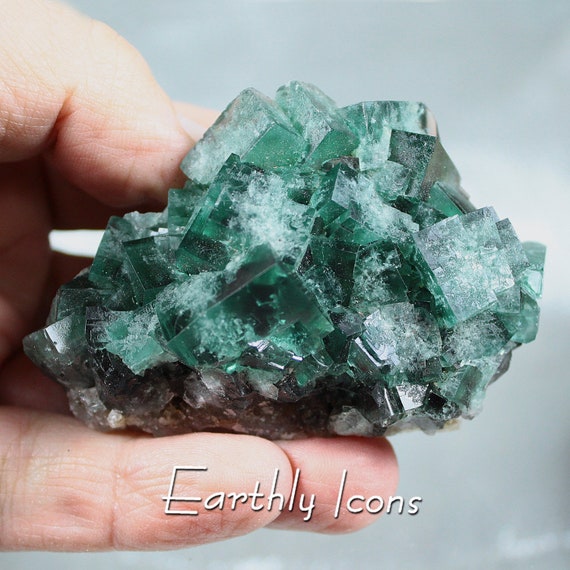 Fluorite Crystal Cluster (689g) from Milky Way Pocket, Diana Maria Mine, England; Fluorite Cluster; English Fluorite; Fluorite Specimen