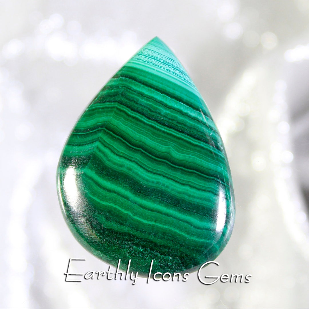 Malachite Designer Cut Cabochon, Designer Cabochons