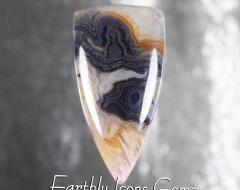 Turkish Lace Agate Designer Cut Cabochon; Designer Cabochons - Main Image
