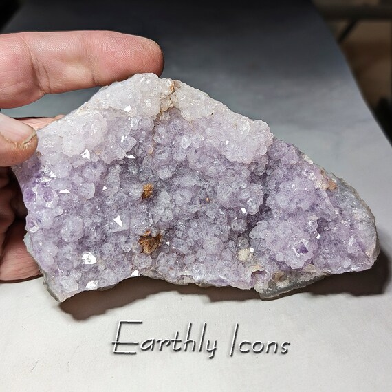 Amethyst from India; Lavender Amethyst Raw Crystal Cluster; Home Decor Crystal Gift; Reiki Healing Spiritual Protection Crystal