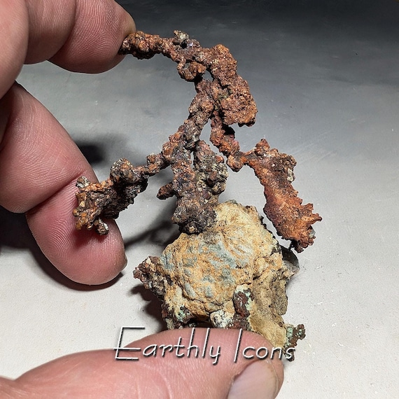 Native Copper from Rocklands Mine, Queensland, Australia; Sculptural Native Copper Specimen; Raw Copper Mineral Specimen from Australia