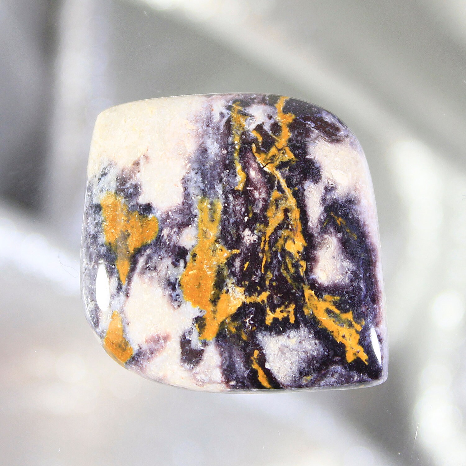 Indian Blanket Jasper Designer Cut Cabochon