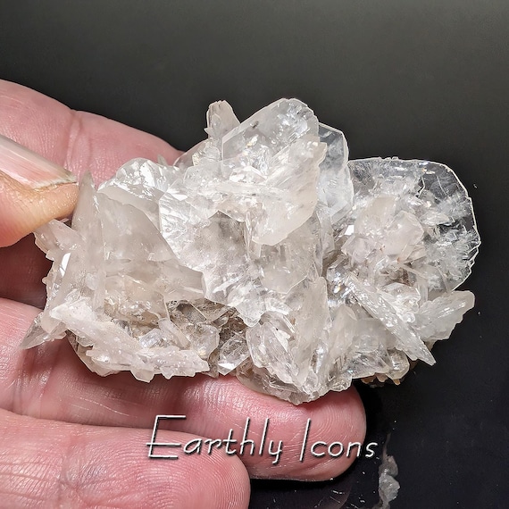 Lenticular Calcite from Hubei Province, China; Raw Calcite Mineral Specimen; Chinese Bladed Calcite Cluster