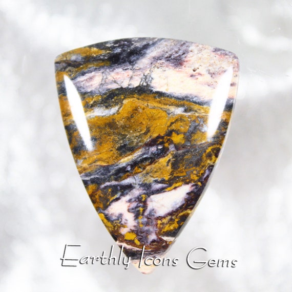 Large Indian Blanket Jasper Designer Cut Cabochon